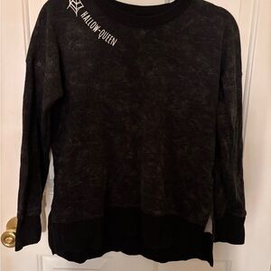 LuLaRoe Black “halloqueen” oversized Sweatshirt